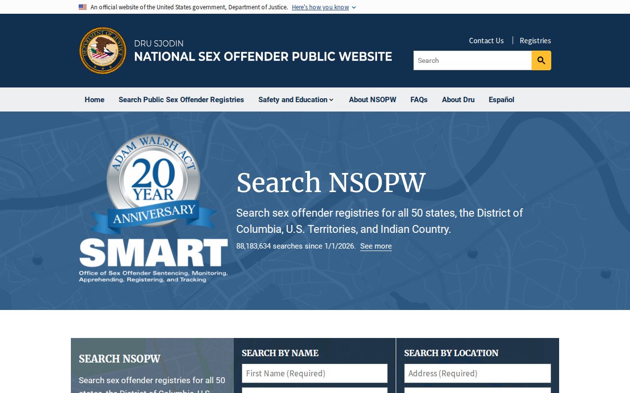 National registry search supplement for Morrill County sex offender records